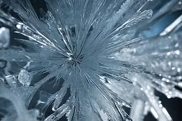Eiszapfen beim Eisbad im Wellnesshotel Sonnen Resort Naturns in Südtirol