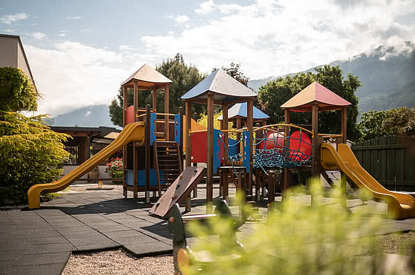 Spielplatz Hotel Sonnen Resort Naturns in Südtirol
