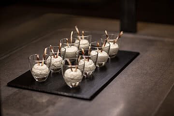 Dessert in the gourmet hotel Sonnen Resort