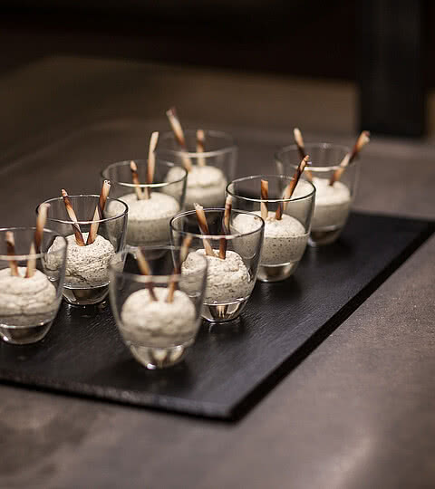 Dessert in the gourmet hotel Sonnen Resort