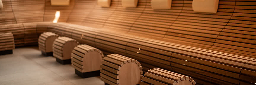 Sauna im Wellnesshotel Sonnen Resort Naturns Südtirol