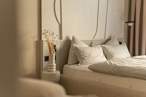 Doppelzimmer Superior im Hotel Sonnen Resort in Naturns Südtirol