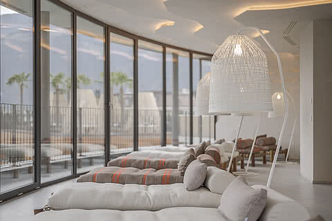 Adults only Relaxbereich im Wellnesshotel Sonnen Resort in Naturns