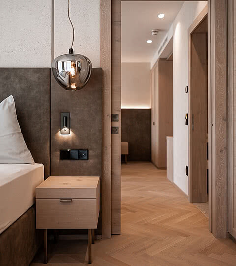 Zimmer im Hotel Sonnen Resort in Südtirol