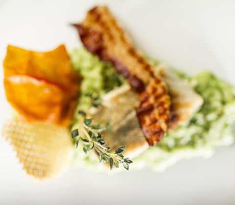 köstliches Essen im Hotel Sonnen Resort in Naturns