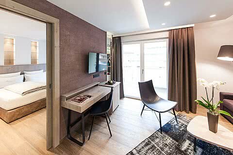 Familiensuite Castello I im Hotel Sonnen Resort Naturns