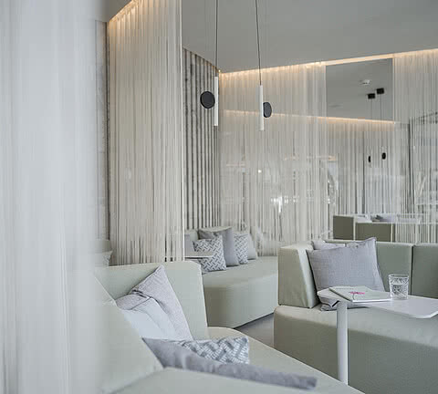 Adults only Relaxbereich im Wellnesshotel Sonnen Resort in Naturns