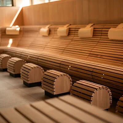 Breath deep. Sweat it out. Let go. ️ HarmonyRelax Sauna 60-70 °C (adults only) im Aquagarden Sonnen Resort.