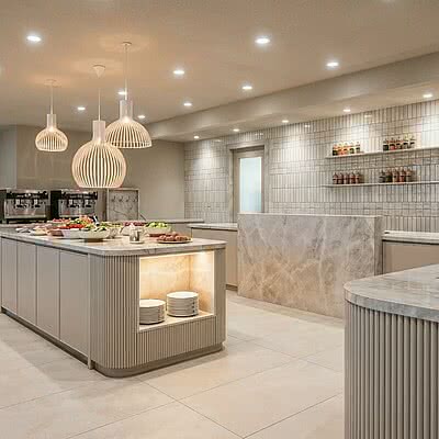 Neues 2026!!!! Highlights und Erweiterungen für Ihre Traumferien Neuer Buffetbereich mit Showküche und „GelatoBar“ Modernes Design, edle Materialien - für noch mehr Wohlgenuss!