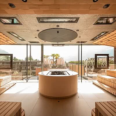 Eventsauna Experience VistaVitalExperience Sauna 80 – 95 °C im Aquagarden Sonnen Resort Mehr als nur Sauna – ein Erlebnis für alle Sinne!